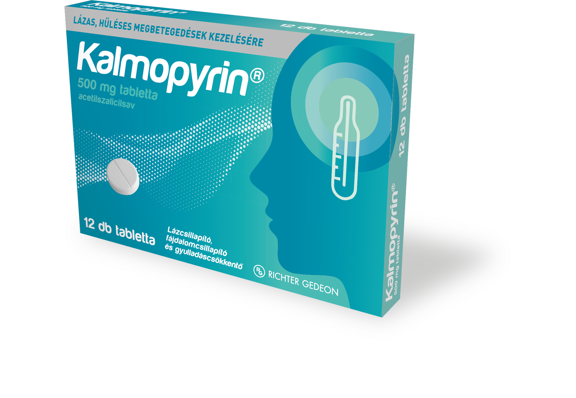 Kalmopyrin 500 mg tabletta 12 db