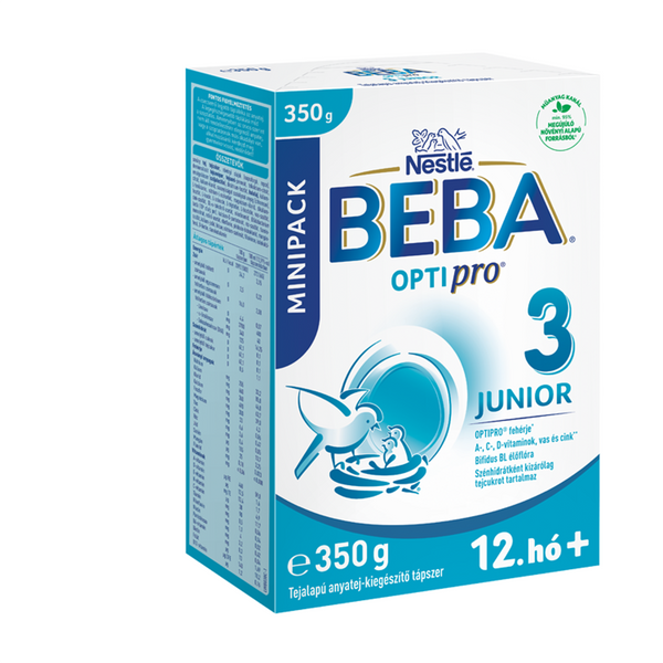 BEBA OPTIpro Junior 1 tejalapú tápszer 12 hónapos kortól (350g) - Kép 2