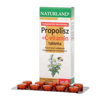 NATURLAND Propolisz+C-vitamin szopogató tabletta 20 db - Kép