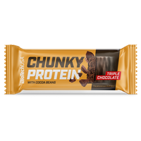 BioTechUsa Chunky Protein Triple Chocolate fehérjeszelet 50g - Kép