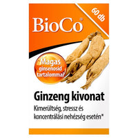 BioCo Ginzeng kivonat tabletta 60 db - Kép