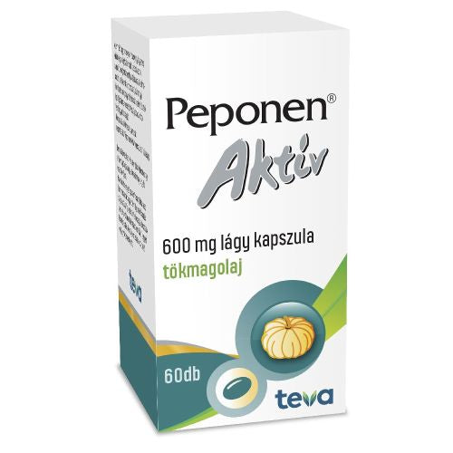 Peponen Aktív 600 mg lágy kapszula 60 db - Kép 1
