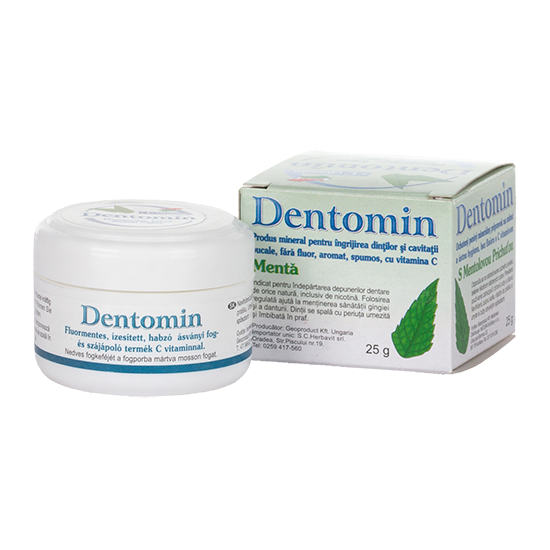 Dentomin H mentás habzó fogpor 25g - Kép