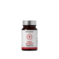 OPTAMINS Vegan Omega-3 Algae oil étrend-kiegészítő lágy kapszula omega-3 zsírsavakkal 60 db - Kép