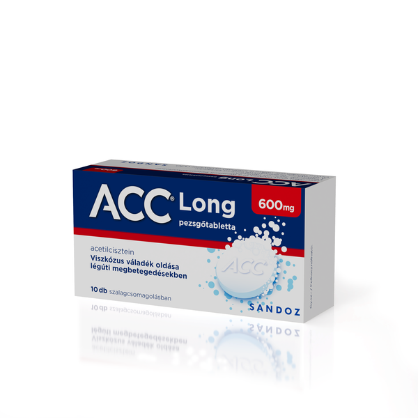 ACC long 600 mg pezsgőtabletta 10 db tasakban - Kép 1