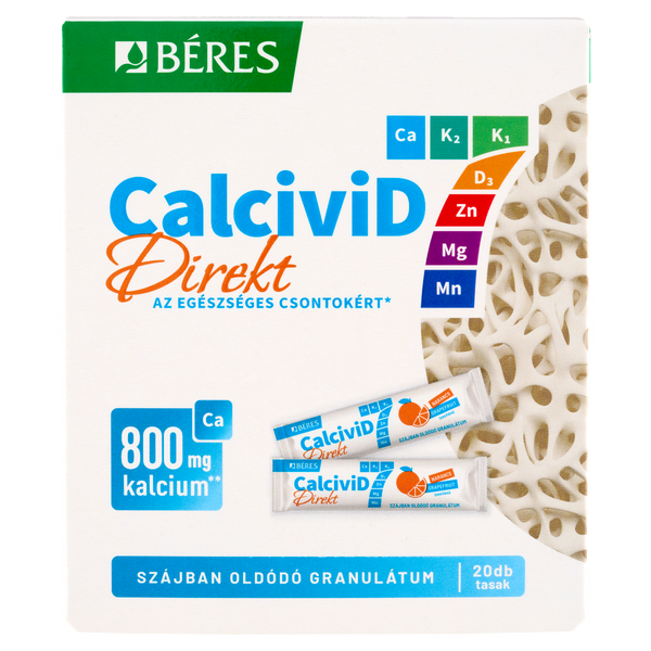 Béres Calcivid 7 direkt szájban oldódó granulátum 20 x 2,5g - Kép 1