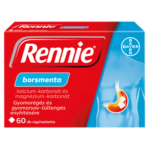 Rennie rágótabletta 60 db kép