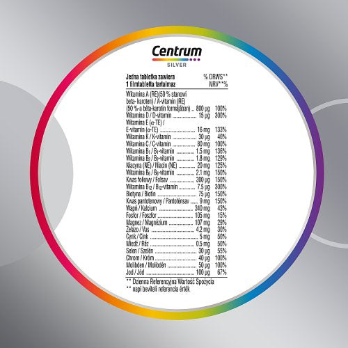 Centrum Silver Woman 50+ multivitamin filmtabletta nőknek 90 db - Kép 6