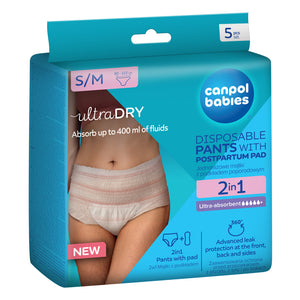 Canpol babies szülés utáni bugyipelenka 2in1 S/M 5 db kép