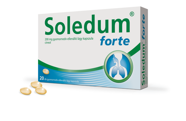 Soledum Forte 200 mg gyomornedv-ellenálló lágy kapszula 20 db - Kép 1