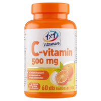 VitaPlus 1x1 Vitaday C-vitamin 500 mg rágótabletta narancs ízű 60 db - Kép