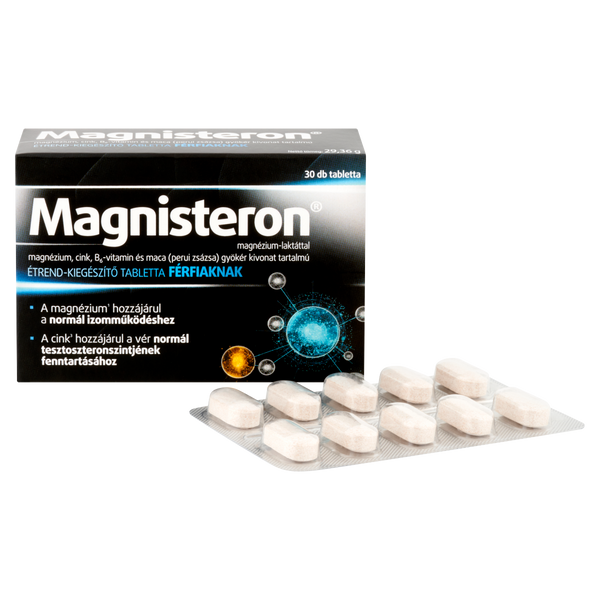 Magnisteron Magnézium tabletta Férfiaknak 30 db - Kép 3