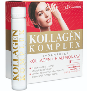 InnoPharm Collagen 4 ME kollagén 2500 mg + hialuronsav Ivóampulla 14x25ml kép