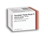 Ferretab Forte plusz C kemény kapszula 30 db - Kép