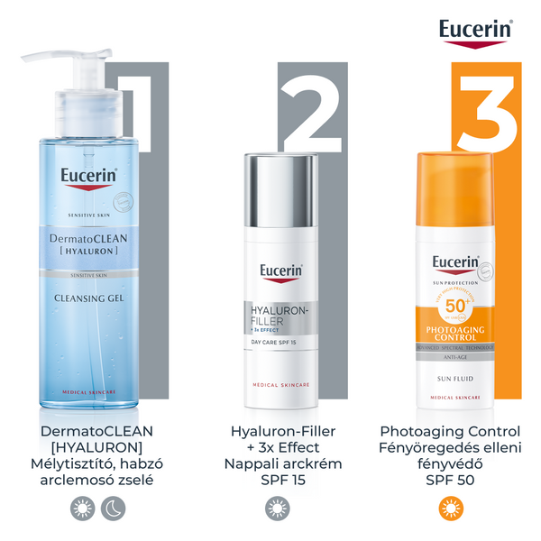 Eucerin Hyaluron-Filler Ráncfeltöltő nappali arckrém normál, vegyes bőrre 50ml - Kép 7
