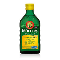 Möller's Citrom ízű halolaj 250ml - Kép