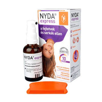 Nyda Express spray fejtetvek és serkék ellen tetűfésűvel 50ml - Kép