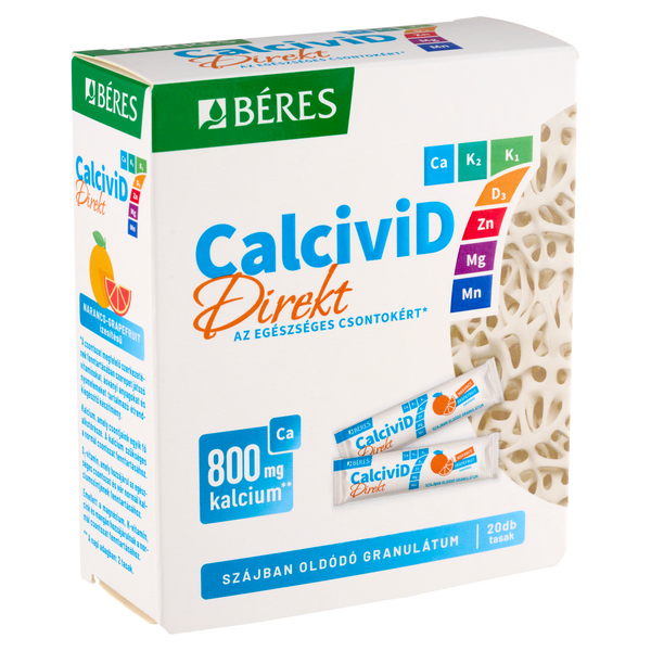 Béres Calcivid 7 direkt szájban oldódó granulátum 20 x 2,5g - Kép 2