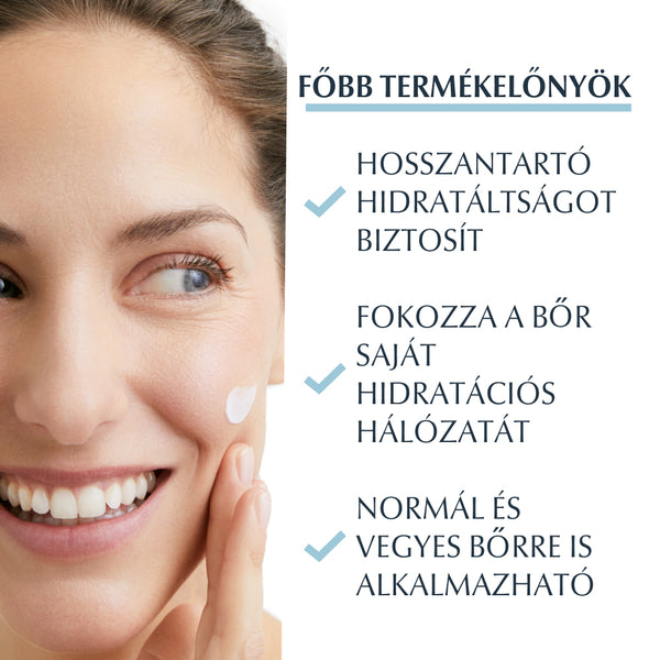 Eucerin AQUAporin ACTIVE Hidratáló arckrém normál, vegyes bőrre 50ml - Kép 2