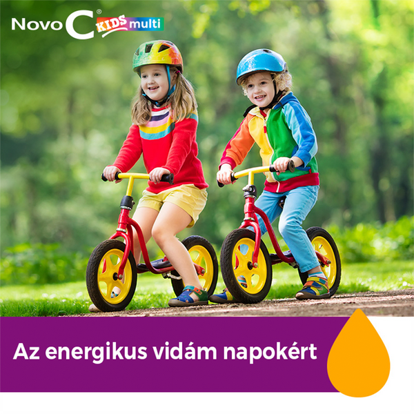 Novo C Kids Multivitamin liposzómás folyadék erdei gyümölcsös ízben 120ml - Kép 6
