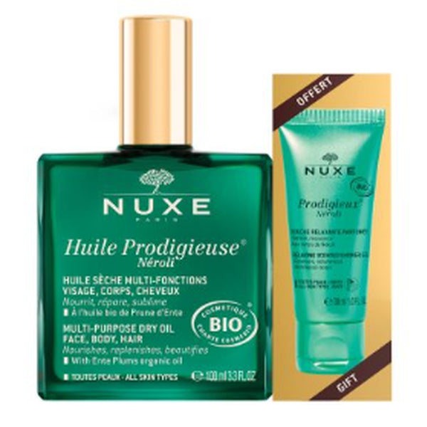 NUXE Huile Prodigieuse BIO Neroli+tusfürdő 100ml+30ml - Kép