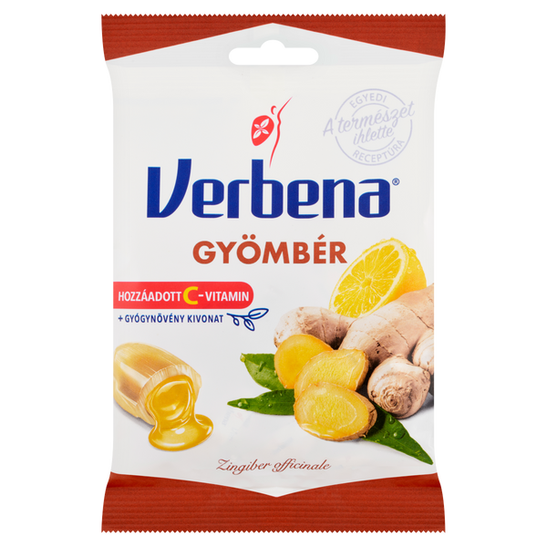 Verbena Gyömbér cukorka 60g - Kép 2