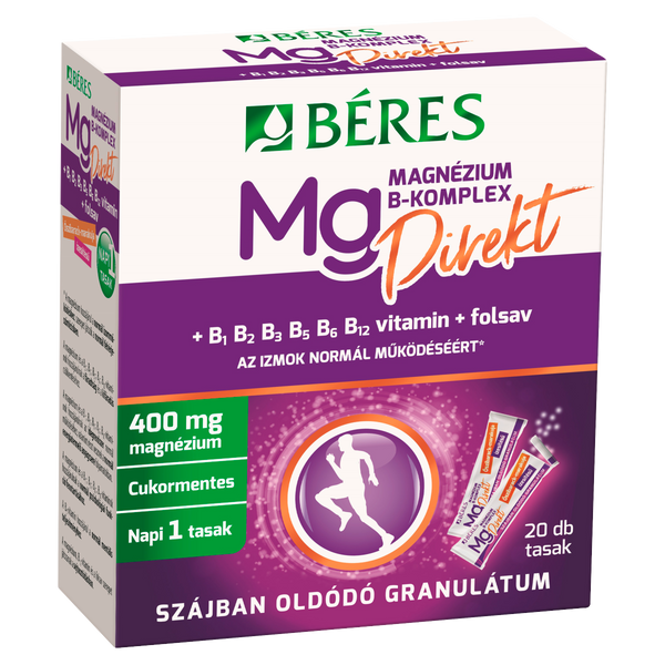 Béres Magnézium B-Komplex Direkt granulátum 20 db - Kép 11