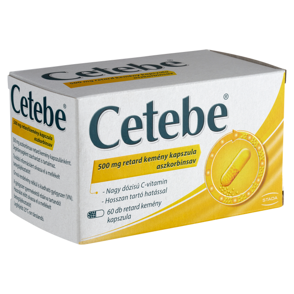 Cetebe 500 mg retard kemény kapszula 60 db - Kép 5