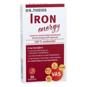 Dr.Theiss Iron Energy Vas vitamin kapszula 30 db kép