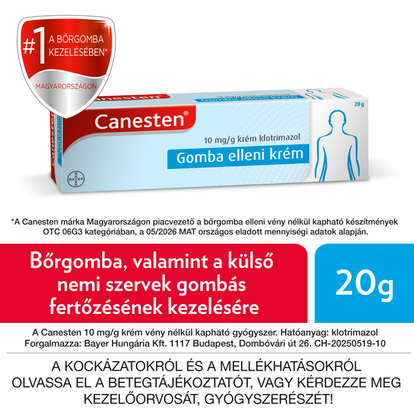 Canesten 10 mg/g krém 20g - Kép 11