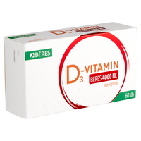 Béres D3-vitamin 4000 NE lágy kapszula 60 db - Kép
