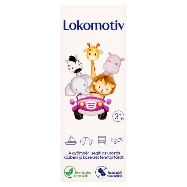 Lokomotiv B-vitaminokat, kamillát és gyömbért tartalmazó étrend-kiegészítő csepp 30ml - Kép 3