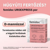 Femidoc Uroexpress D-mannóz por húgyúti panaszokra tasakban 14 db - Kép