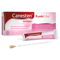 Canesten Kombi Uno 500 mg lágy hüvelykapszula és krém 1 db - Kép