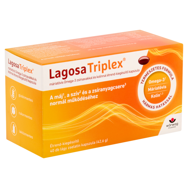 Lagosa Triplex étrendkiegészítő kapszula 40 db - Kép 3