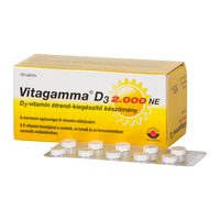 Vitagamma D3 vitamin 2000NE tabletta 100 db - Kép