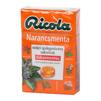 Ricola Orange Mint cukormentes cukorka 40g - Kép