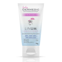 DERMEDIC Linum Emolient BABY speciális védőkrém arcra 50g - Kép