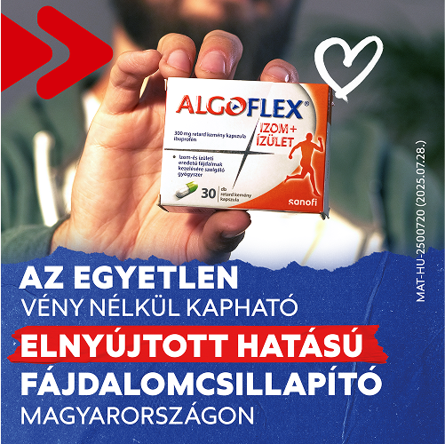 Algoflex Izom+ízület 300mg retard kemény kapszula 30 db - Kép 7