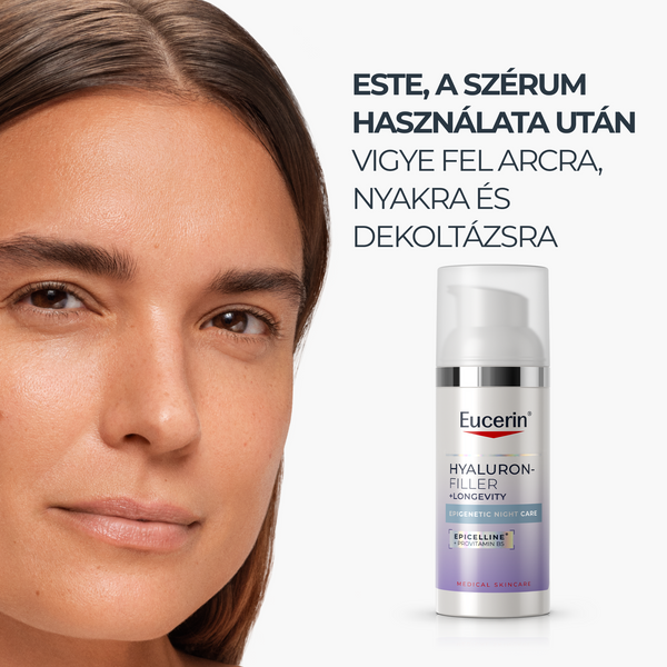 Eucerin Hyaluron-Filler + Longevity Epigenetic Éjszakai arcápoló 50ml - Kép 7