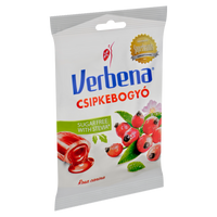 Verbena Csipkebogyó cukormentes cukorka 60g - Kép