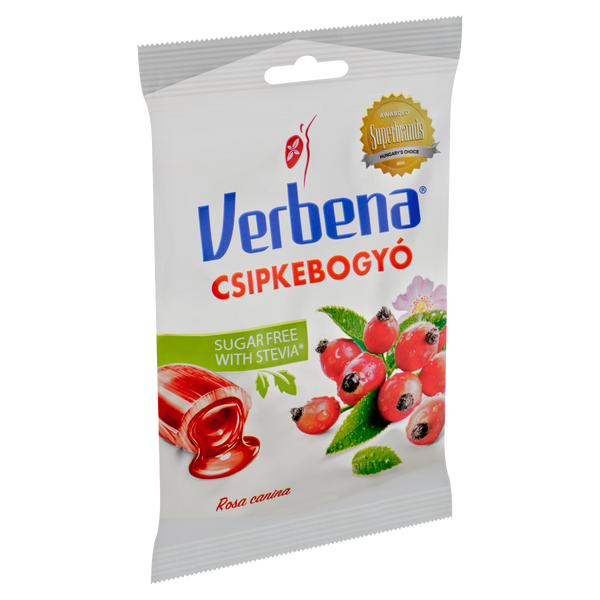 Verbena Csipkebogyó cukormentes cukorka 60g - Kép 1