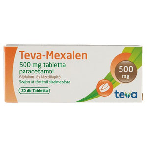 Teva-Mexalen 500 mg tabletta 20 db kép