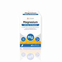 LIVSANE Magnesium 400 mg+B vitamin tabletta 60 db - Kép