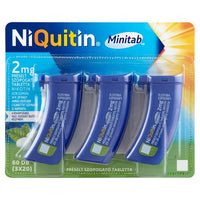 NiQuitin Minitab 2 mg préselt szopogató tabletta 3x20 db - Kép
