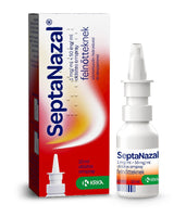 Septanazal 1 mg/1 ml + 50 mg/1 ml oldatos orrspray felnőtteknek 10ml - Kép
