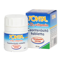 Tovita+D3 vitamin csonterősítő tabletta 60 db - Kép