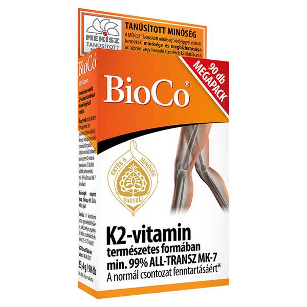 BioCo K2-vitamin tabletta 90 db - Kép 1