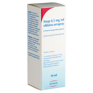 Snup 0,5 mg/ml oldatos orrspray 10ml kép