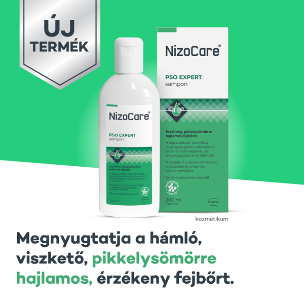 NizoCare PSO EXPERT sampon érzékeny, pikkelysömörre hajlamos fejbőrre 200ml - Kép 8